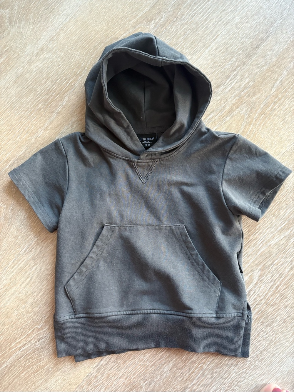 Little Bipsy Elevated Short Sleeve Hoodie